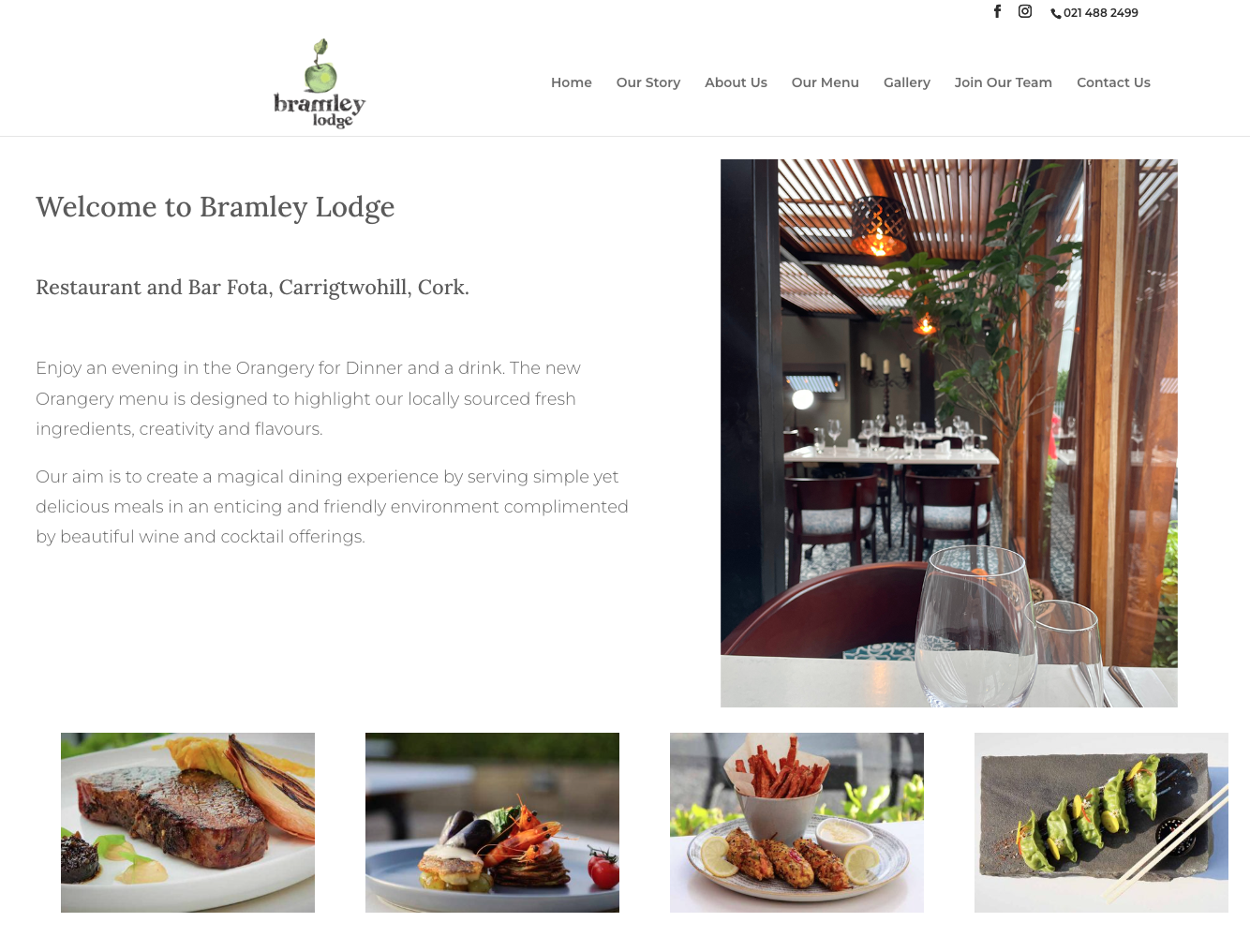 Bramley Lodge website by Morey Digital