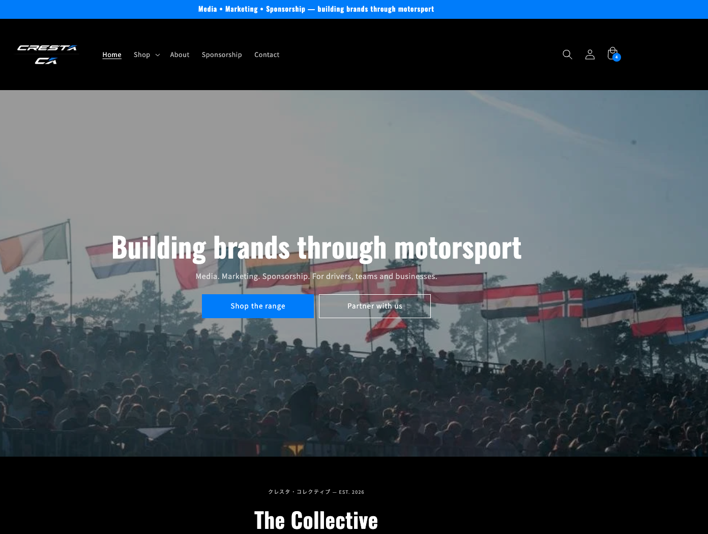 Cresta Collective website by Morey Digital