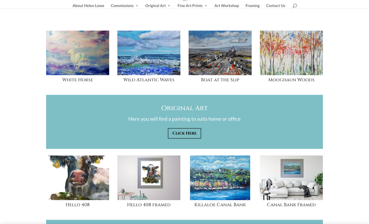 Quin Art Shop Google ads management by Morey Digital